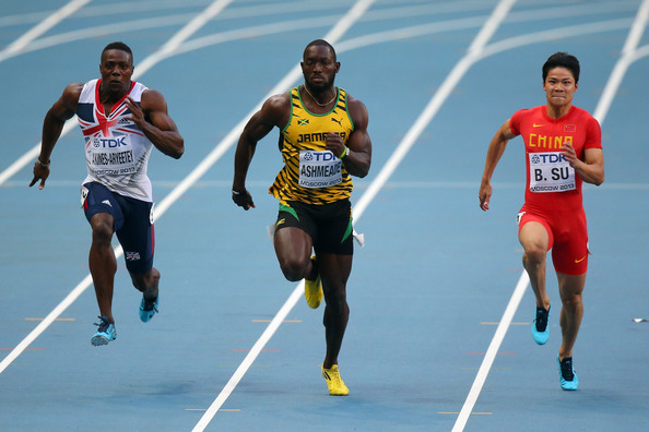 Atletismo: Blake sofre lesão e Ashmeade leva os 100m em Glasgow