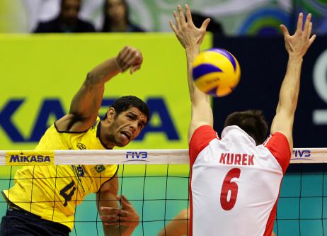 Wallace em ação pela seleção brasileira