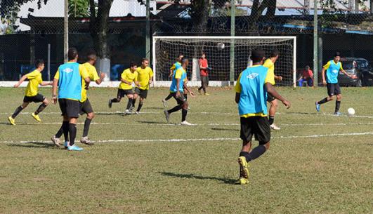 Treino do Sub-17 da Portuguesa Santista