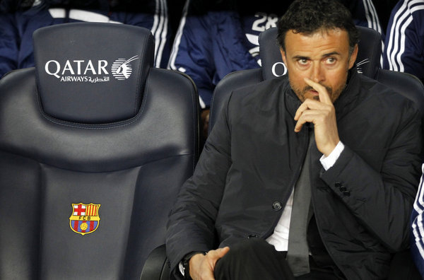 Espanhol: Luis Enrique, técnico do Barcelona, exalta Messi e vê futuro de Xavi em aberto