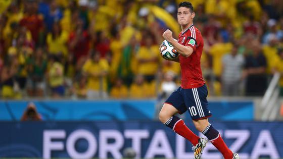 James Rodríguez se destacou durante a Copa do Mundo