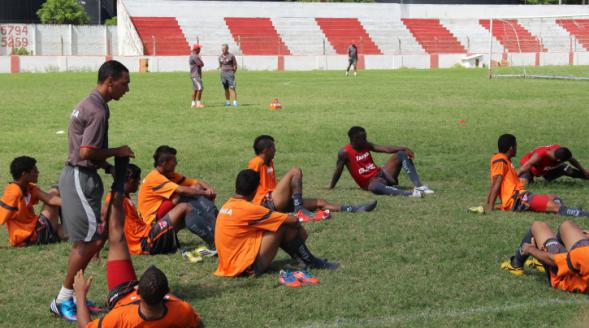 Treino do CRB visando o jogo contra o Águia, na Série C