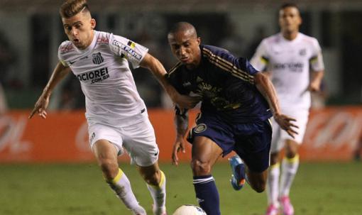 O Palmeiras não conseguiu segurar o Peixe na Vila