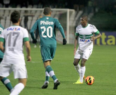 Abner jogou pouco no time principal do Coritiba