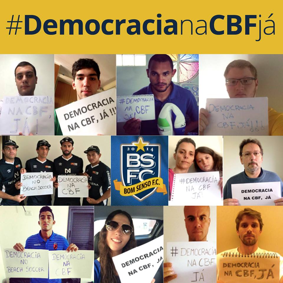 Se apoiando na crise, Bom Senso F.C. faz campanha por democracia na CBF