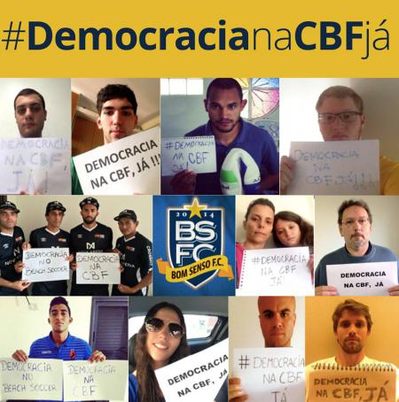 Atletas e torcedores contra Marin e Del Nero - Reprodução/ Facebook