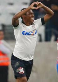 Elias marcou o 1.º gol do Timão