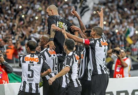 Tardelli marcou seu centésimo gol com a camisa do Galo 