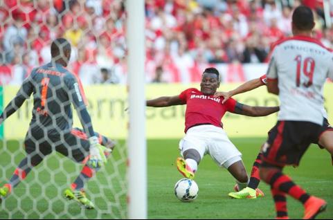 O Flamengo perdeu para o Inter no confronto