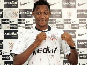 Diogo quando vestiu a camisa do Corinthians
