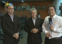 Os narradores da Rede Vida: Fábio Machado, Fabrini e Paulo Junior