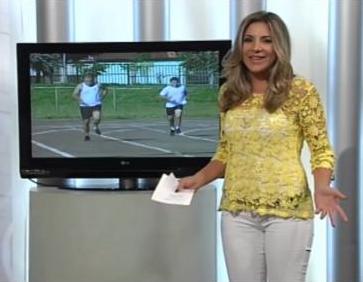 Eva Regina apresenta o Programa Giro do Esporte