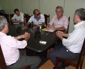 A diretoria do Barretos se reuniu com a ACIB na Associação Comercial e Industrial