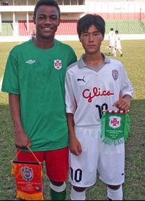 O Shimizu S-Pulse veio ao Brasil para um período de intercâmbio