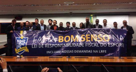 Integrantes do Bom Senso na Câmara