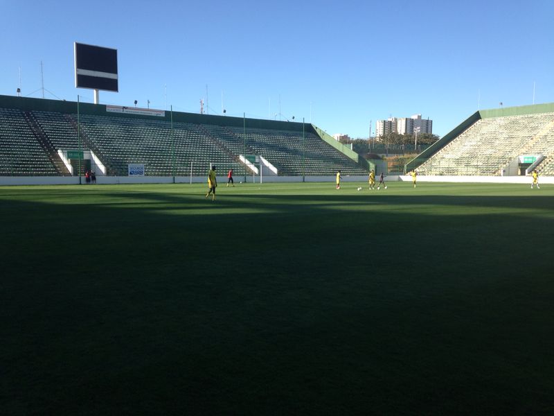 Seleção da Etiópia faz treino no Bezerrão