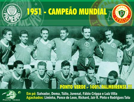 Palmeiras Campeão do Mundo: clube explica origem do nome Cachaça