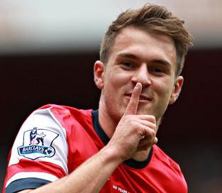 Ramsey foi o autor de um dos gols do Arsenal no clássico
