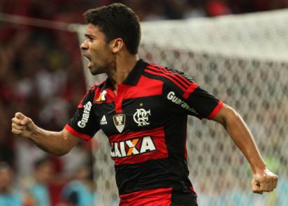 Eduardo da Silva, brasileiro naturalizado croata, fez seu 1.º gol pelo Flamengo