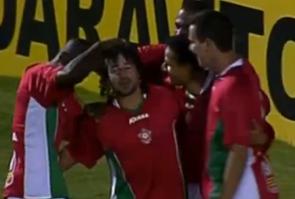 Clébson marcou dois gols pelo Boa Esporte