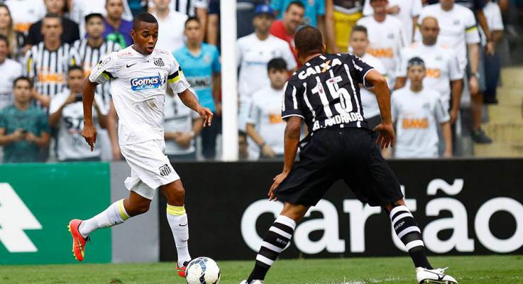 Robinho comanda o Santos por vaga na Copa do Brasil