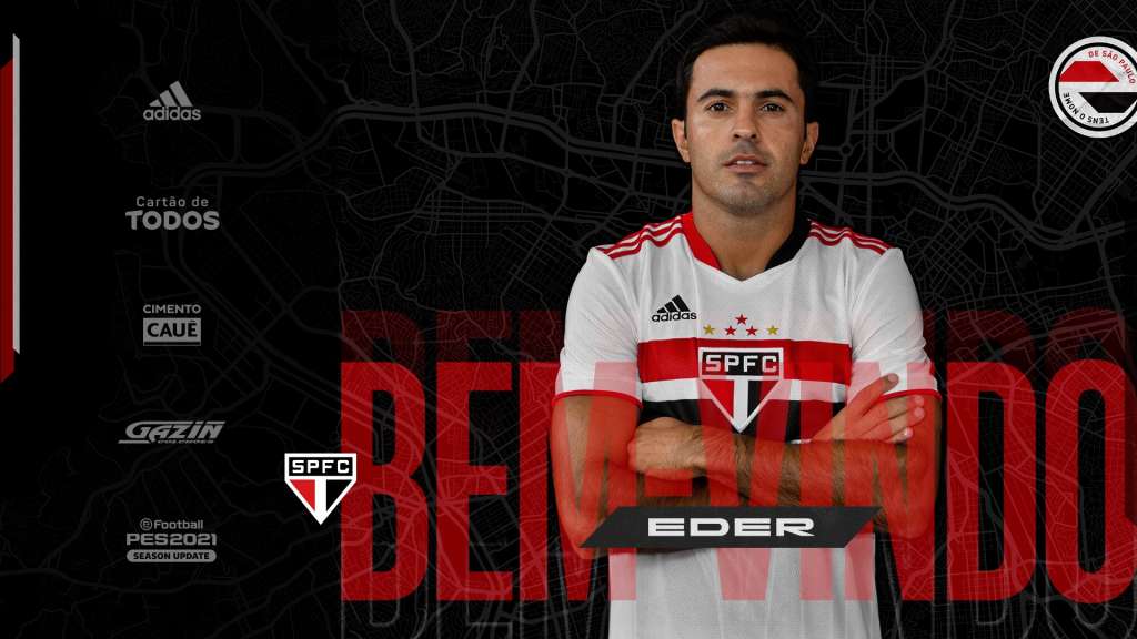 São Paulo oficializa chegada de Éder, ex-atacante da seleção italiana, por 2 anos