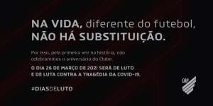 Pela primeira vez na história, Athletico Paranaense não comemora aniversário