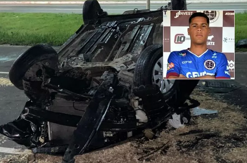 Luto! Ex-goleiro de clubes capixabas morre em acidente de carro aos 21 anos