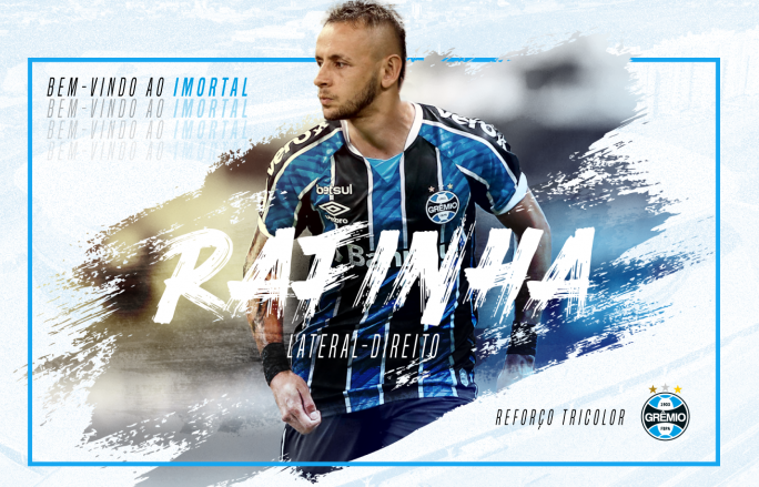 Após goleada, direção do Grêmio anuncia a contratação do lateral-direito Rafinha