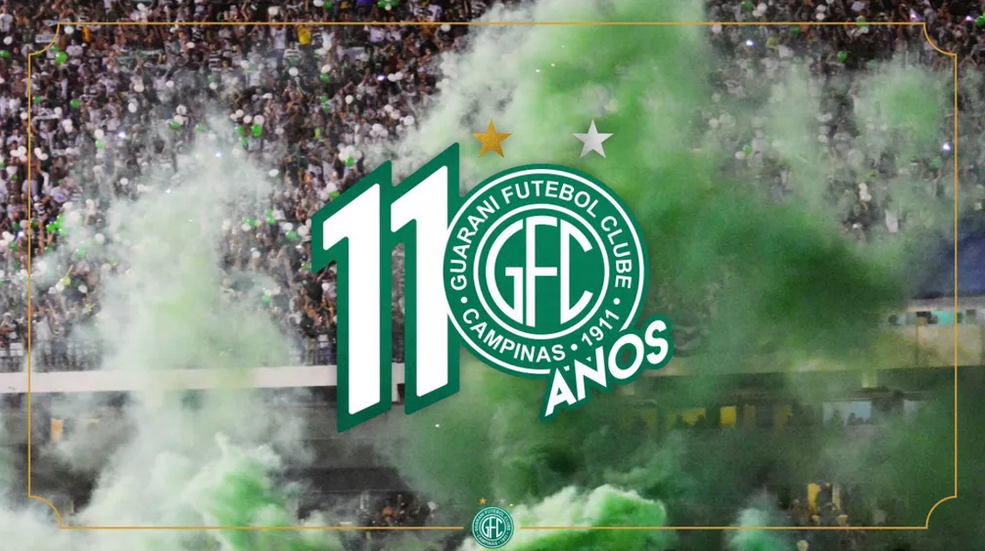 Parabéns, Bugre! Guarani comemora 110 anos e ídolos homenageiam clube na internet