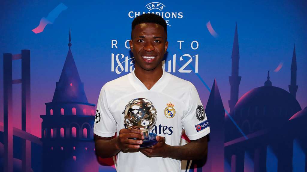 Vinícius Júnior foi eleito o melhor em campo