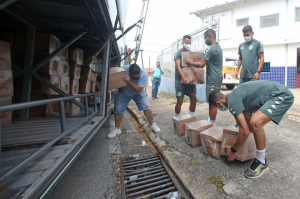 Guarani conclui a entrega de cestas básicas de ação de aniversário