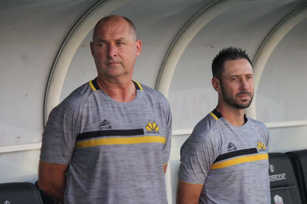 Wilson Vaterkemper (à esquerda) vai comandar o Criciúma (Foto: Celso da Luz/Criciúma)