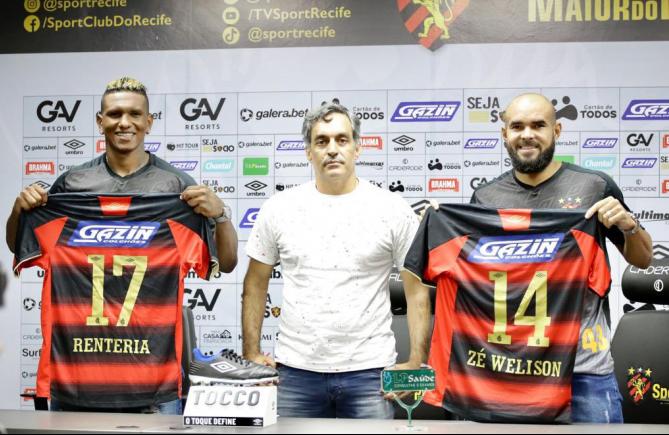 Pernambucano: Sport oficializa José Welison e Rentería, do Atlético-MG