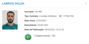 Ex-Santos sai no BID e vira reforço na Chapecoense, que perde dois por lesão