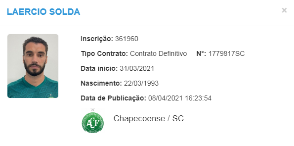 Ex-Santos sai no BID e vira reforço na Chapecoense, que perde dois por lesão