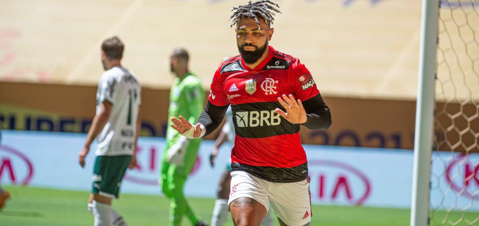 Gabigol e cia. provocam Palmeiras em comemoração do título do Flamengo