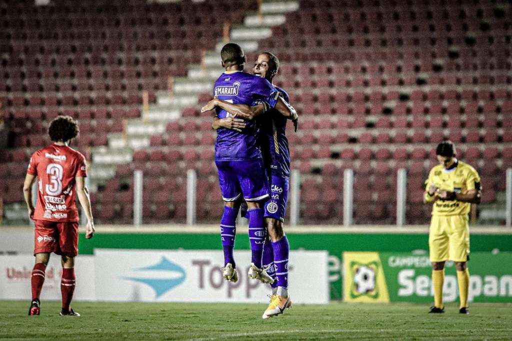 Confiança vence clássico diante do Sergipe no Campeonato Sergipano (Foto: Lucas Almeida / Confiança) - Lucas Almeida / Confiança