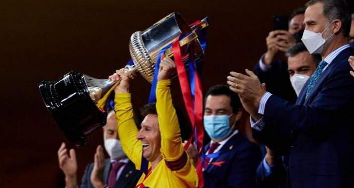 Espanhol: ‘Eles merecem alguma felicidade’, diz Messi aos campeões pelo Barcelona