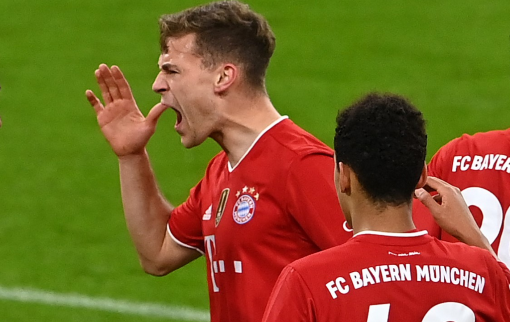 Kimmich comemora segundo gol do Bayern - Foto: Reprodução / Twitter