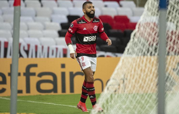 Gabigol fez dois gols e está a dois de Zico. Foto: Alexandre Vidal - CRF