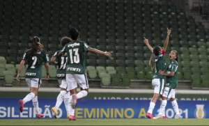 BRASILEIRO FEMININO: Palmeiras goleia Botafogo fora de casa e sobe na tabela