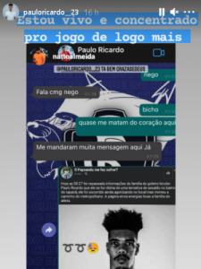 Goleiro de clube da Série C desmente fake news sobre sua morte: 