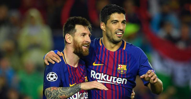 Melhores amigos e parceiros de ataque, Messi e Suárez se enfrentarão no sábado