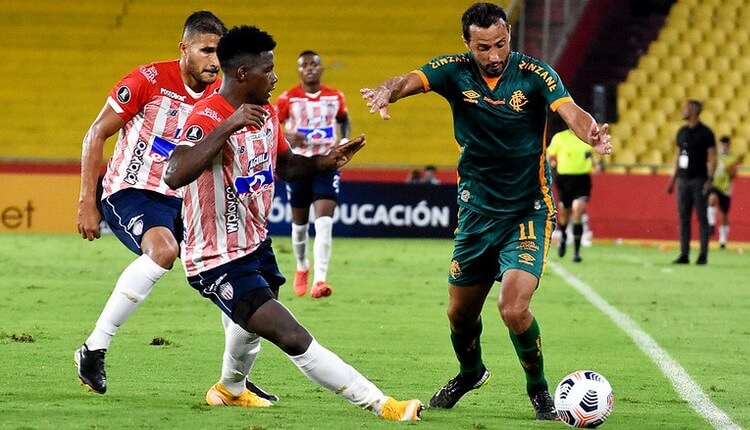 Fluminense segurou o empate com o Junior-COL (Foto: Lucas Merçon/Fluminense) Fluminense segurou o empate com o Junior-COL (Foto: Lucas Merçon/Fluminense)