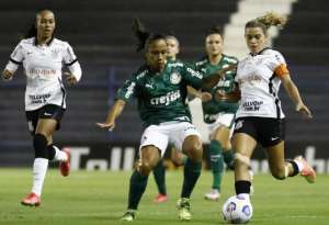 BRASILEIRO FEMININO: Corinthians e Palmeiras empatam clássico e Santos pode colar