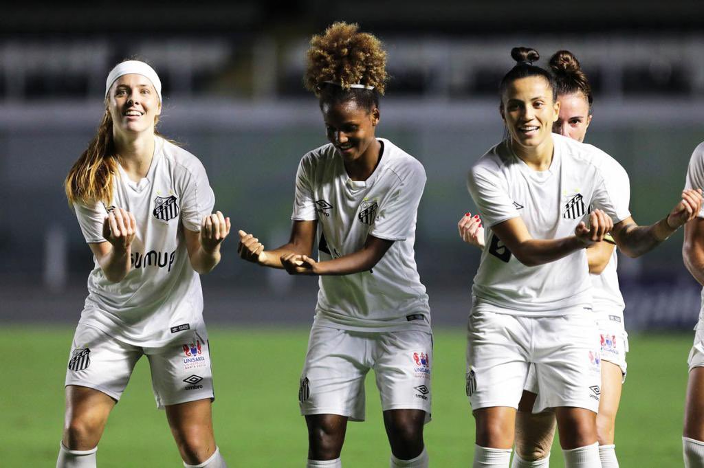 BRASILEIRO FEMININO: Santos vence Grêmio de virada, segue invicto e assume vice-liderança