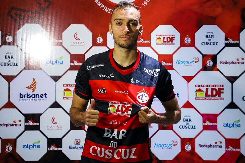 Pedido do técnico Ranielle Ribeiro, atacante é anunciado pelo Campinense