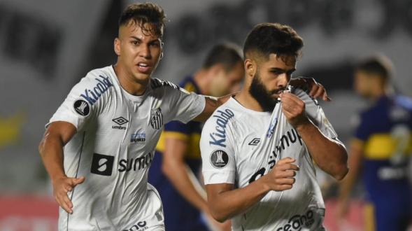 Libertadores: Após gol sobre o Boca, Felipe Jonatan aposta na vaga do Santos