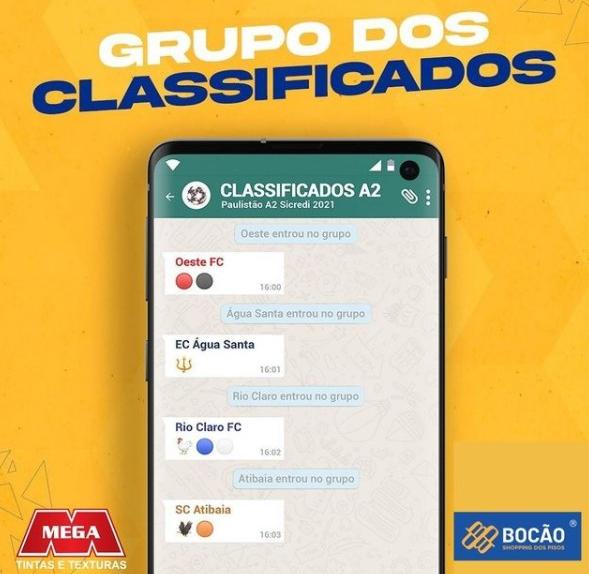 Paulista A2: Rio Claro cria “grupo no zap” com os outros classificados